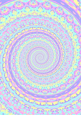 Hippie Mandala Spiral