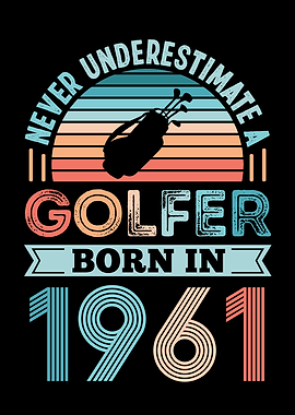 Golfer born 1961 Golfing