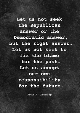 John F Kennedy Quote D004