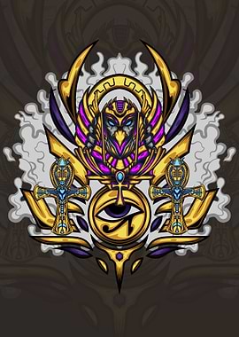 Egyptian God Illustration