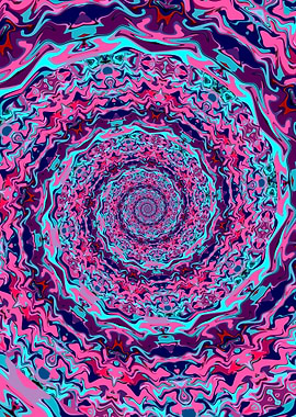 Trippy Mandala Spiral