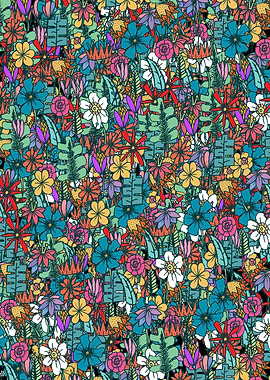 Summer spring flowers