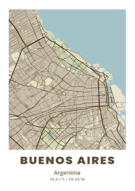 Buenos Aires City Map