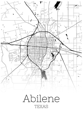 Abilene Texas City map