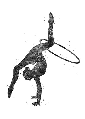 Rhythmic gymnastics hoop