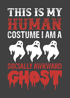 Human ghost costume