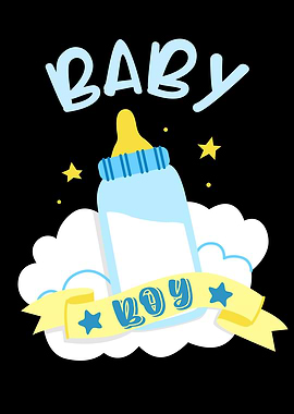Baby Announcement Boy