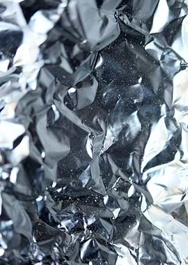 Aluminum folie abstract
