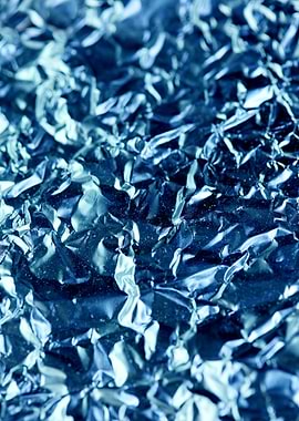 Aluminum folie abstract