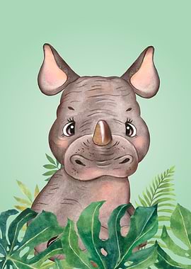 Rhinoceros Jungle Animal