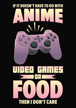 ANIME FOOD VIDEO GAMES