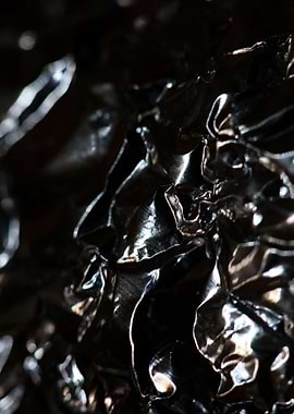 Aluminum folie abstract