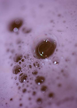 Bubbles macro background