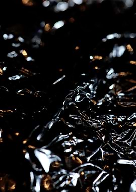 Aluminum folie abstract