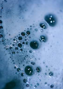 Bubbles macro background