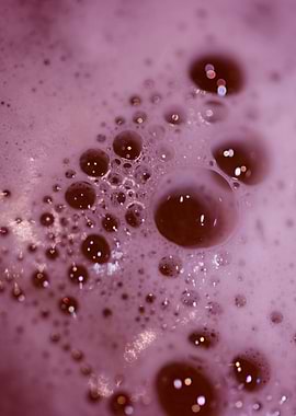 Bubbles macro background