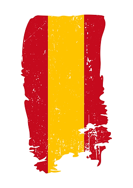 Spanish Flag Retro Vintage