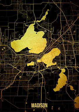 Madison gold map