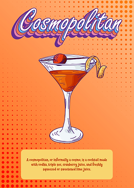 Cosmopolitan Cocktail 80s