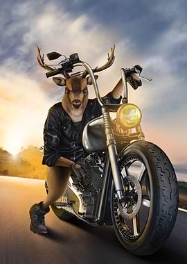 Alpha Deer Ride Motorbike