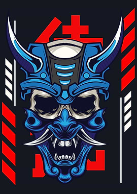 Ronin Mask Illustration 02