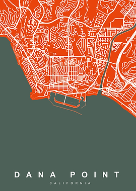 DANA Point Art Map USA