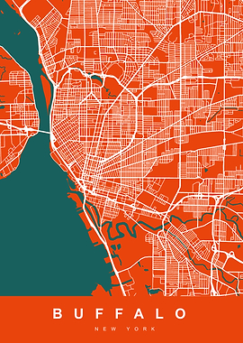 BUFFALO Art Map New York