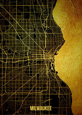 Milwaukee gold map