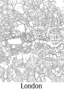 London England City Map