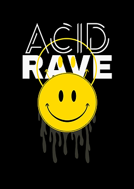 Acid Rave Smile Face