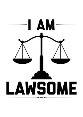 I Am Lawsome Lawyer Gift