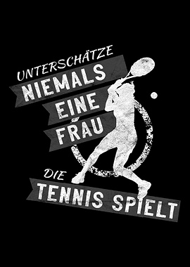Lustiger Tennis Spruch