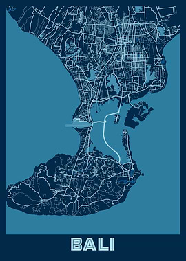 Bali Peace City Map