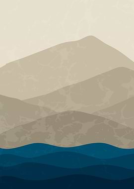 Sun and Mountain Art 1