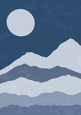 Moon Night View Art 3