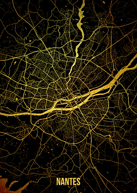 Nantes gold map
