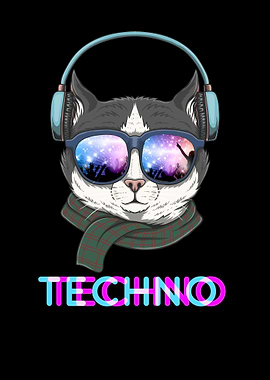 Techno Cat Headphone