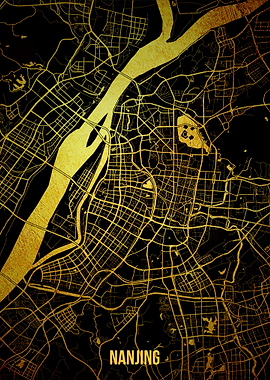 Nanjing gold map