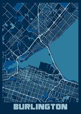 Burlington Peace City Map