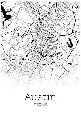 Austin Texas city map