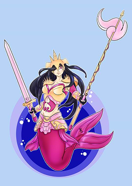 warrior mermaid