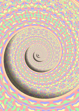 Psychedelic Spiral Mandala