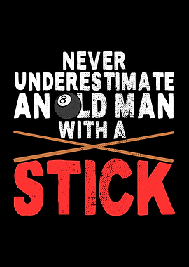 Old Man With A Stick