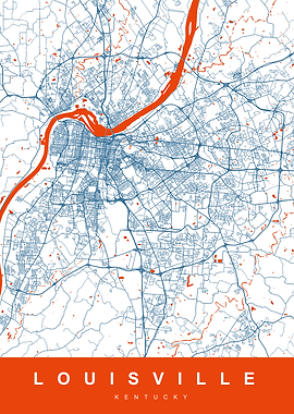 LOUISVILLE Art Map usa