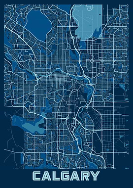 Calgary Peace City Map