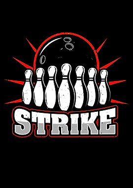 Bowling Pins Strike Bowl