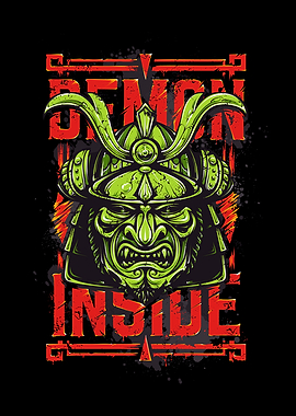 Demon Inside Samurai Mask