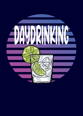 Day Drinking Gin Saying