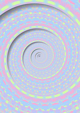 Funky Spiral Mandala