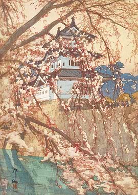 Hirosaki Castle In Spring